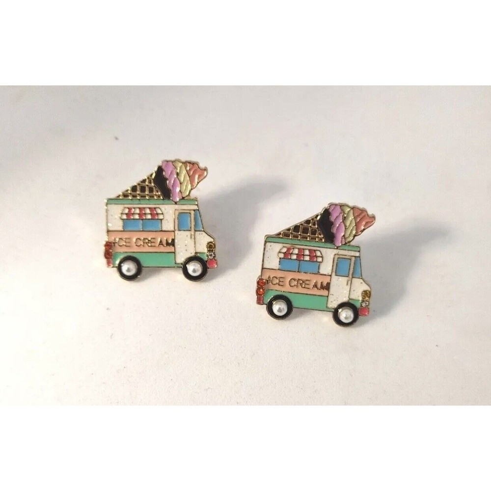 SUGARFIX by BaubleBar 'Whipped Cream Whip' Sundae Funday Ice Cream Earrings NWT